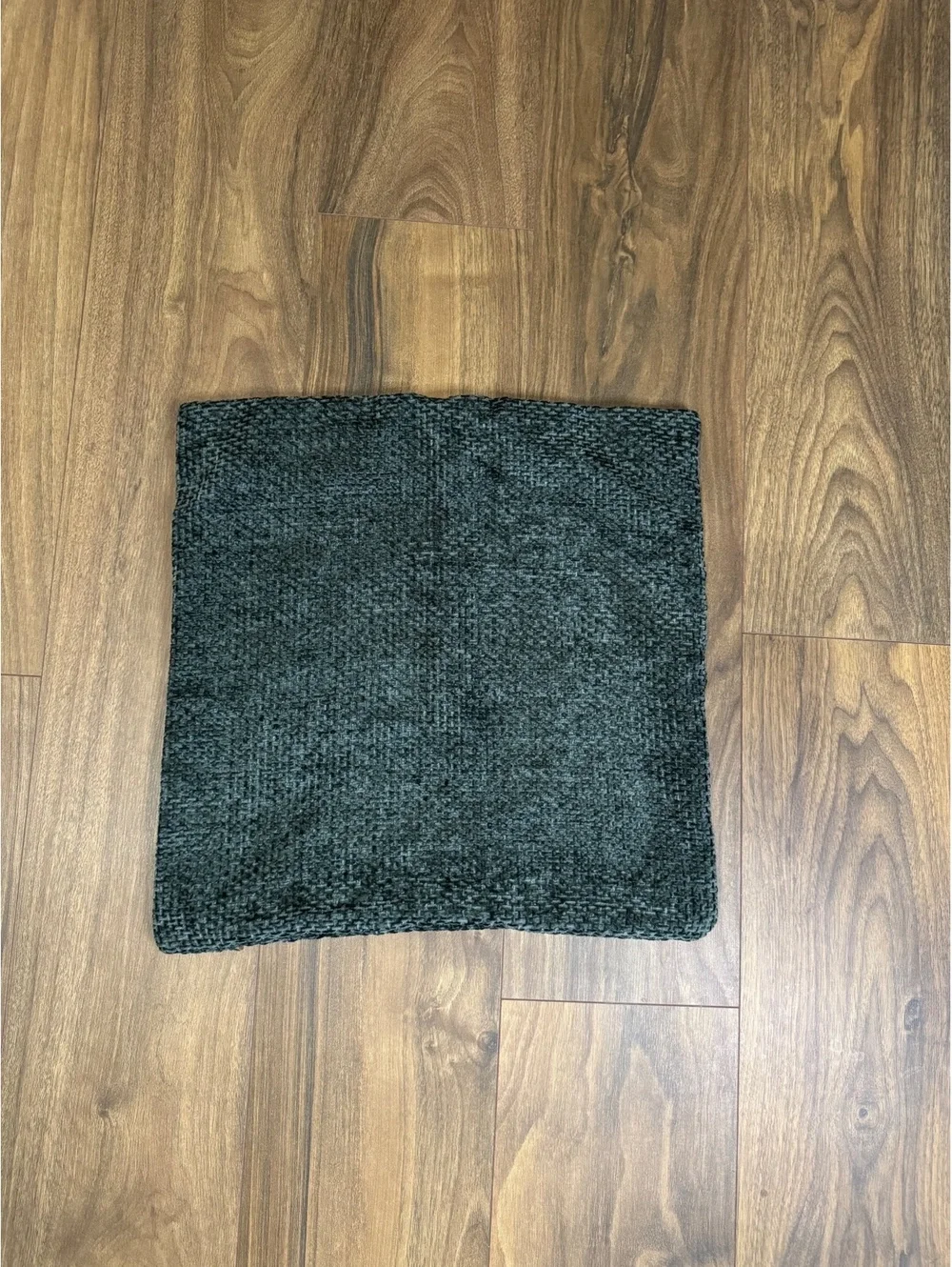 Decorative Green Chenille Velvet Throw Pillow Cover Textured Cushion Case